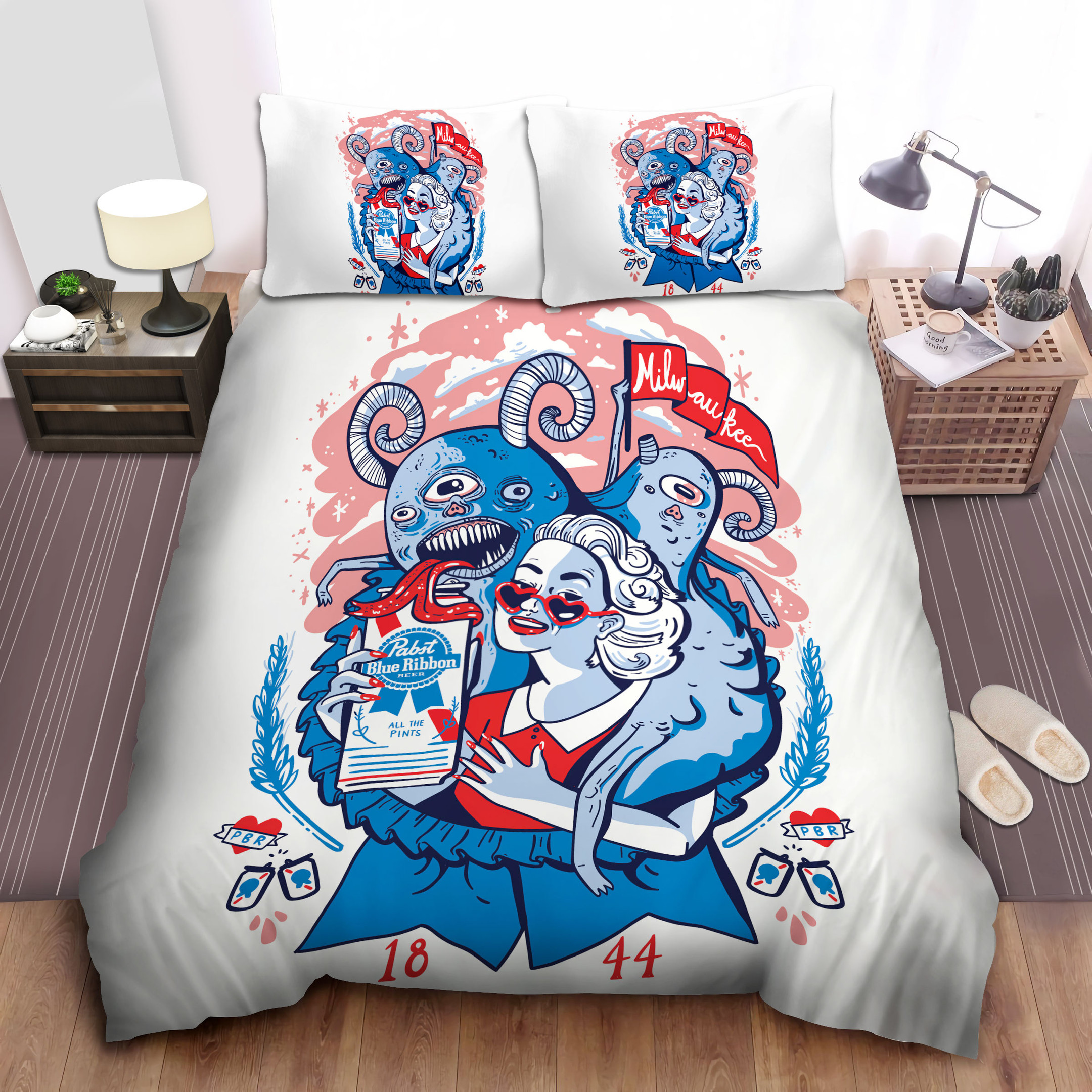 beer monster duvet cover bedroom sets comfortable bedding sets ljqe8