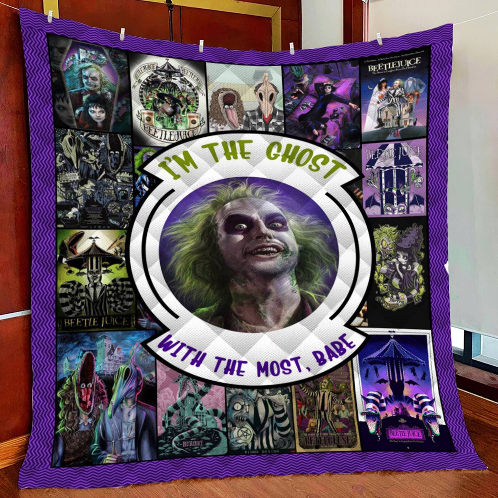 beetlejuice iE28099m the ghost with most babe quilt blanket qixfc