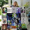 beetlejuice quilt blanket for fans home decor gift