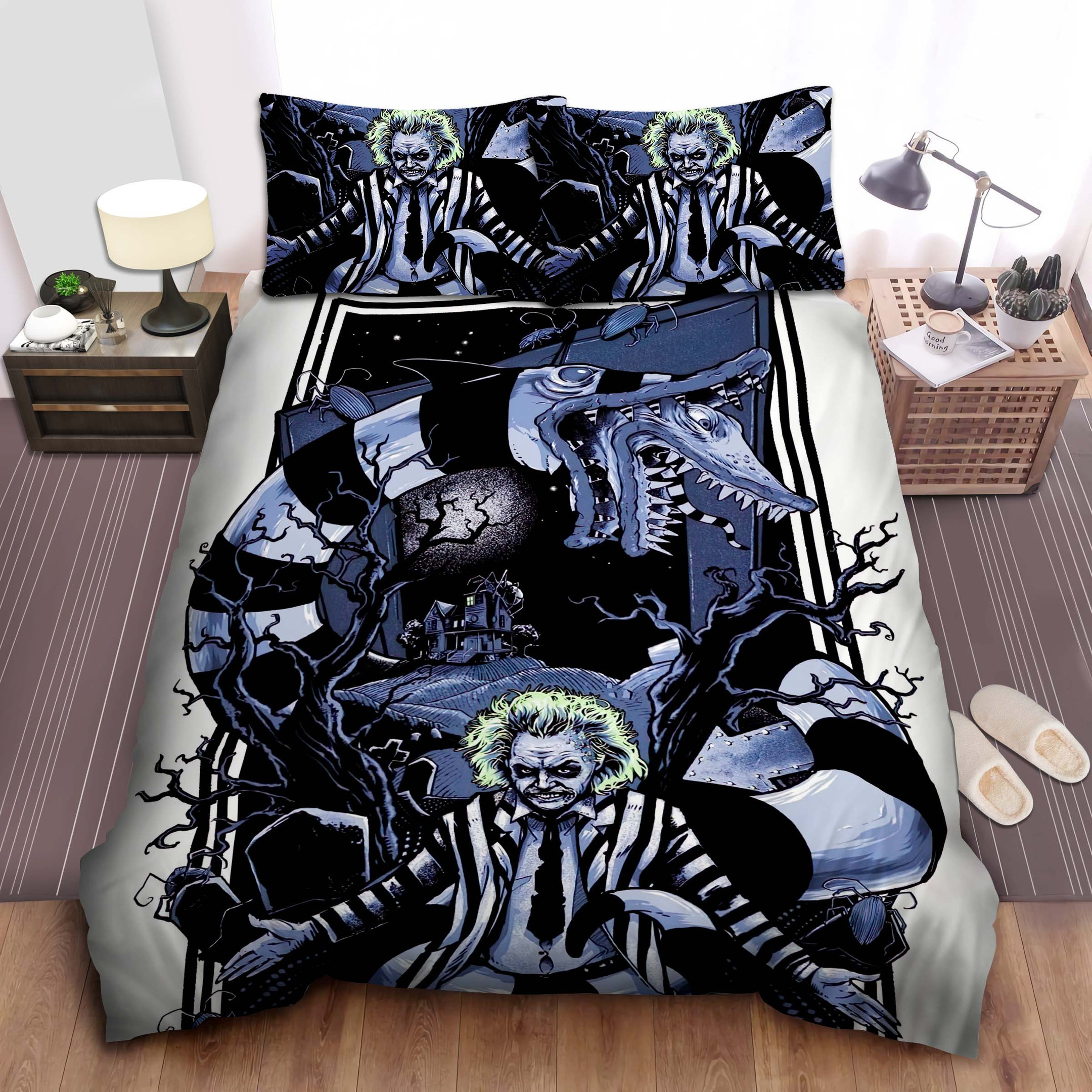 beetlejuice sandworm duvet cover bedroom sets comfortable bedding sets 9oeof