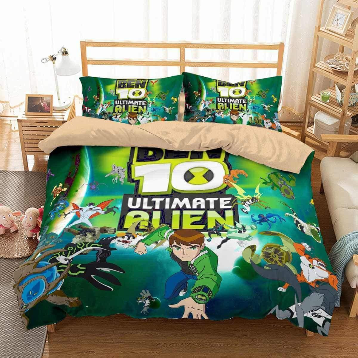 ben 10 ultimate alien 2 duvet cover bedroom sets comfortable bedding sets rl6xx