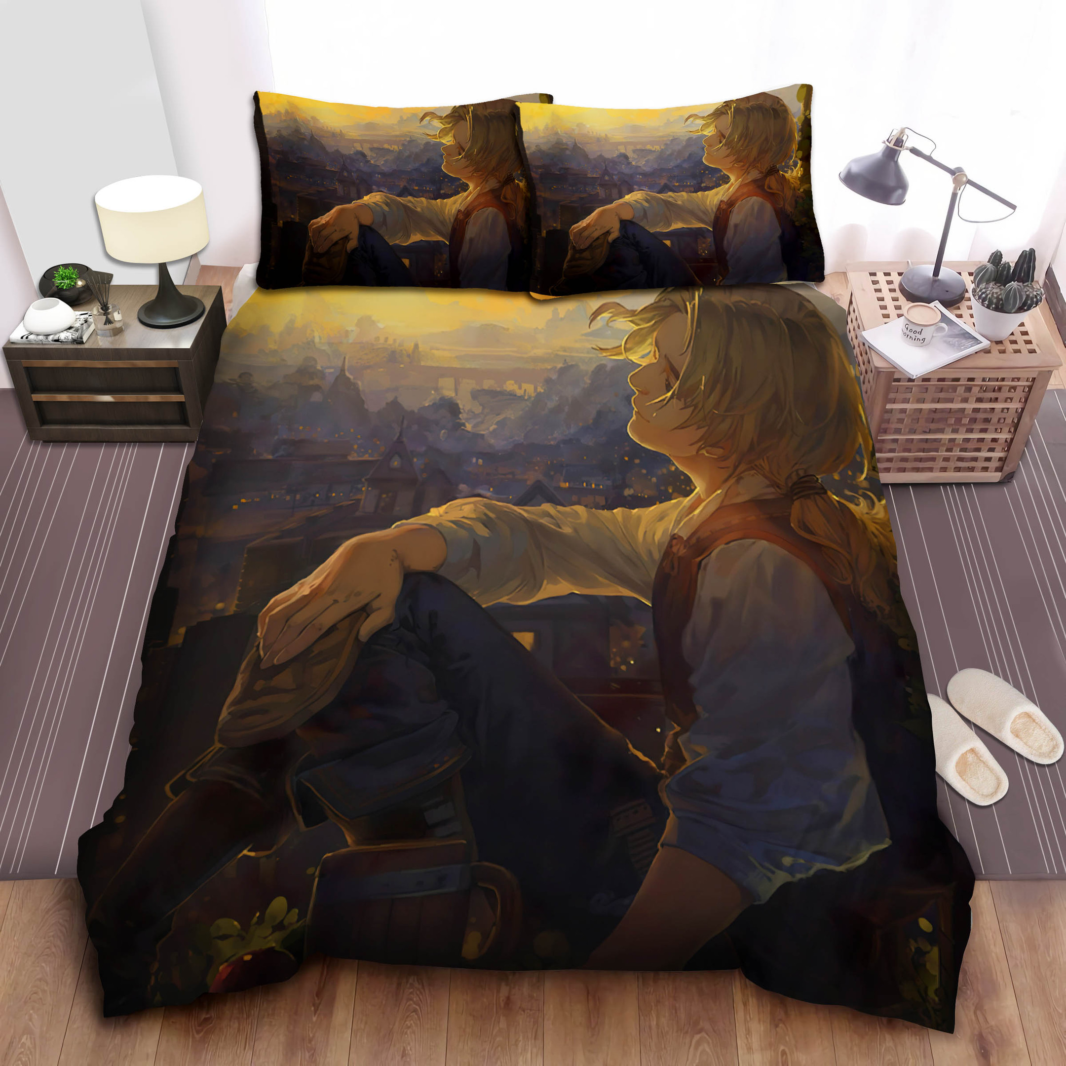 berserk judeau at sunset artwork bed sheets spread comforter duvet cover bedding sets bbz5n