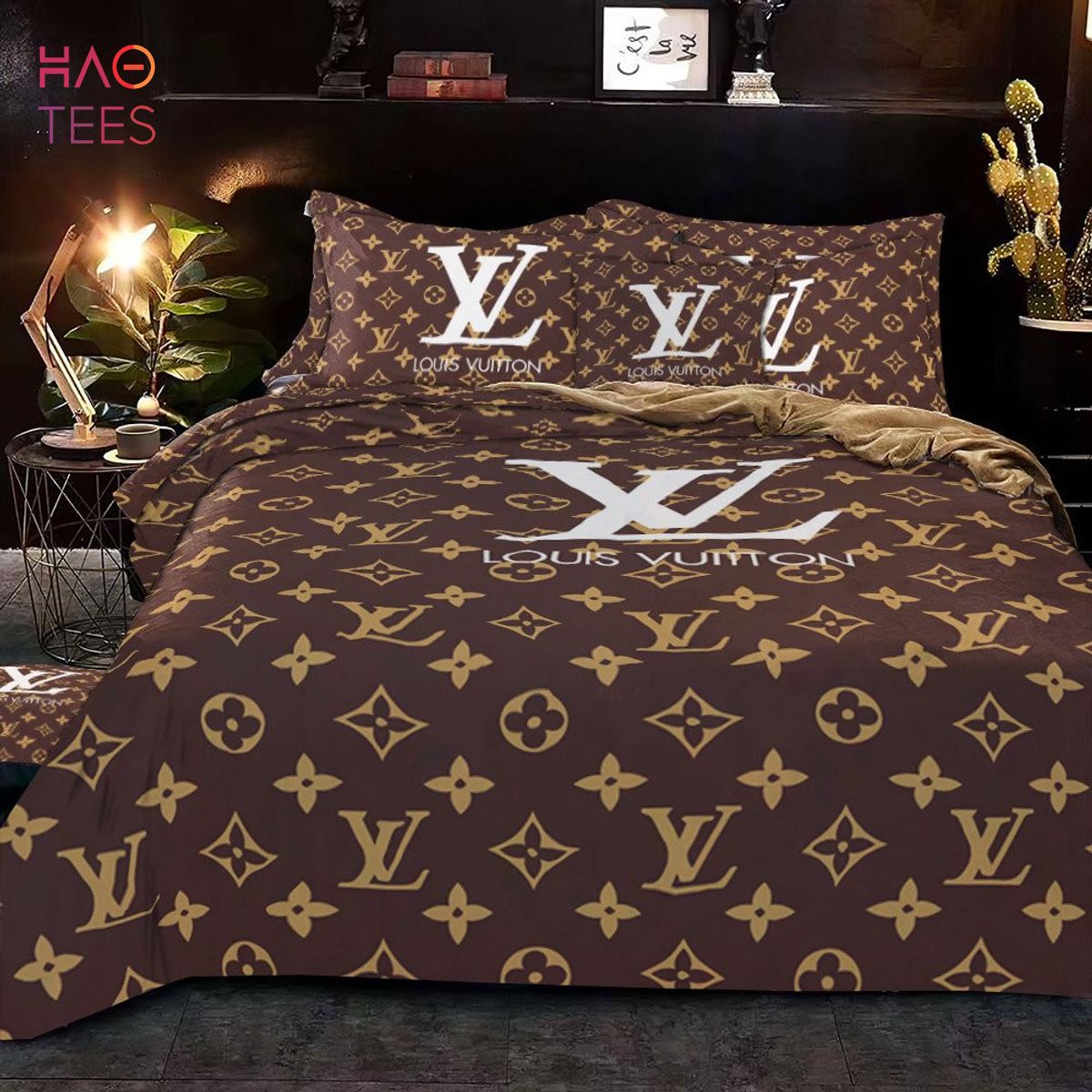 best lv brown luxury brand bedding sets limited edition 1 4sO9K