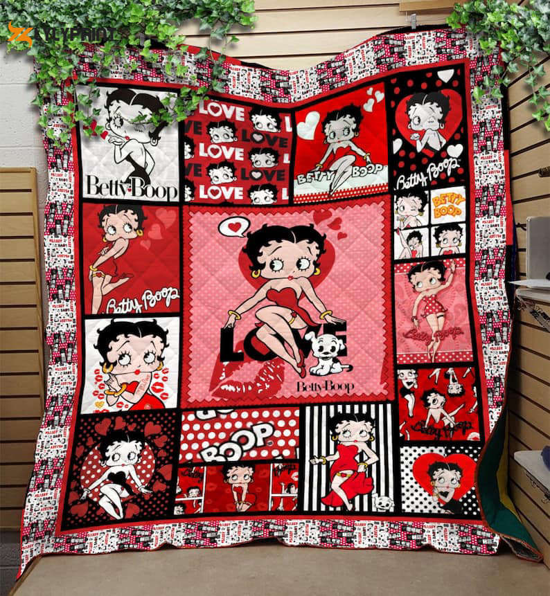 betty boop 1 quilt blanket for fans home decor gift