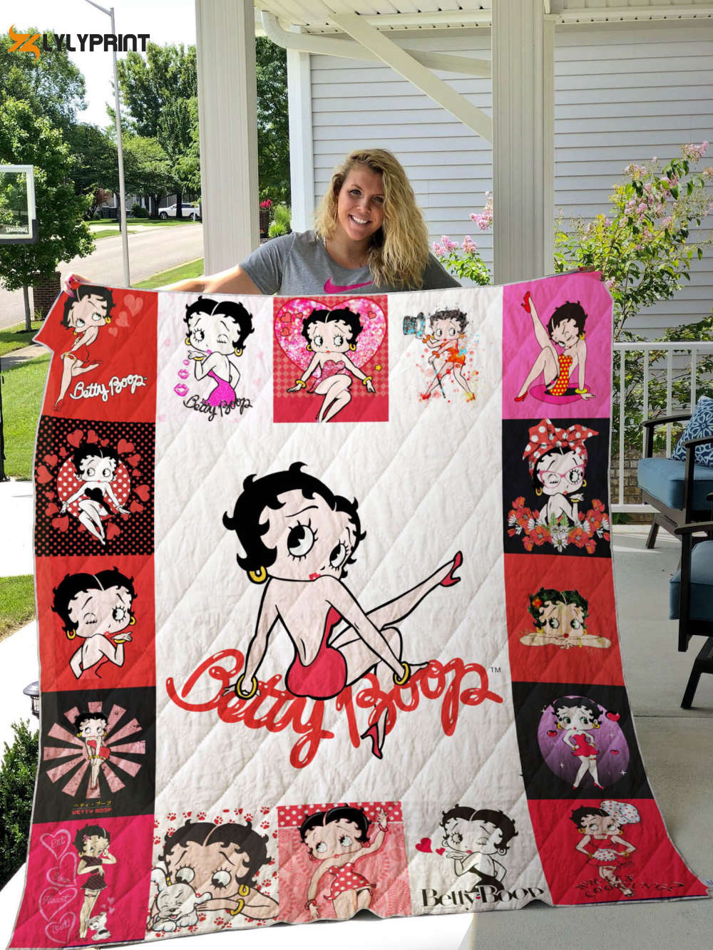 betty boop quilt blanket