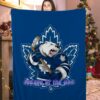 beware of the bear toronto maple leafs blanket s39yc