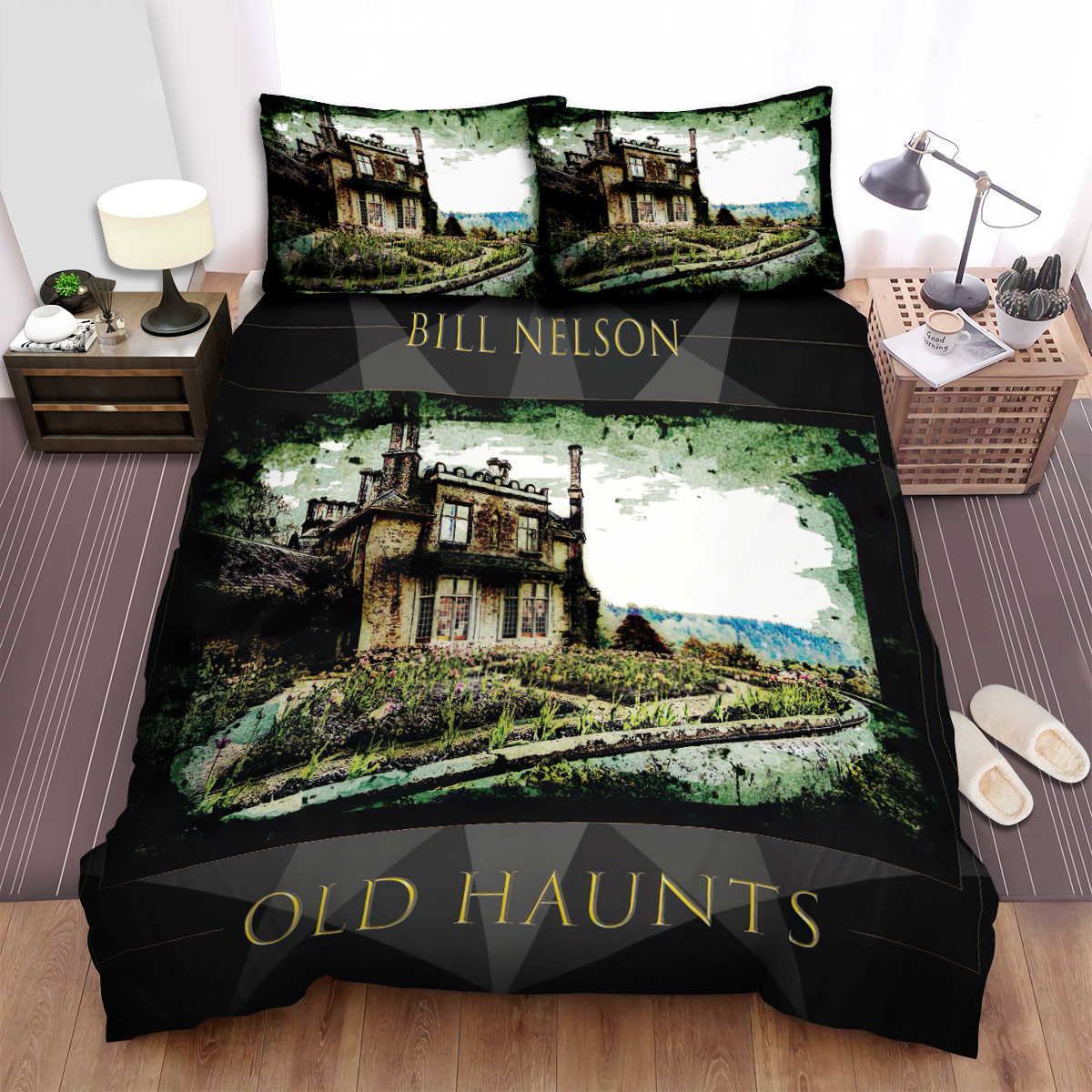 bill nelson old haunts bed sheets spread comforter duvet cover bedding sets ipxwo