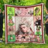 billie eilish quilt blanket where do we go funny fan gift g7gxl