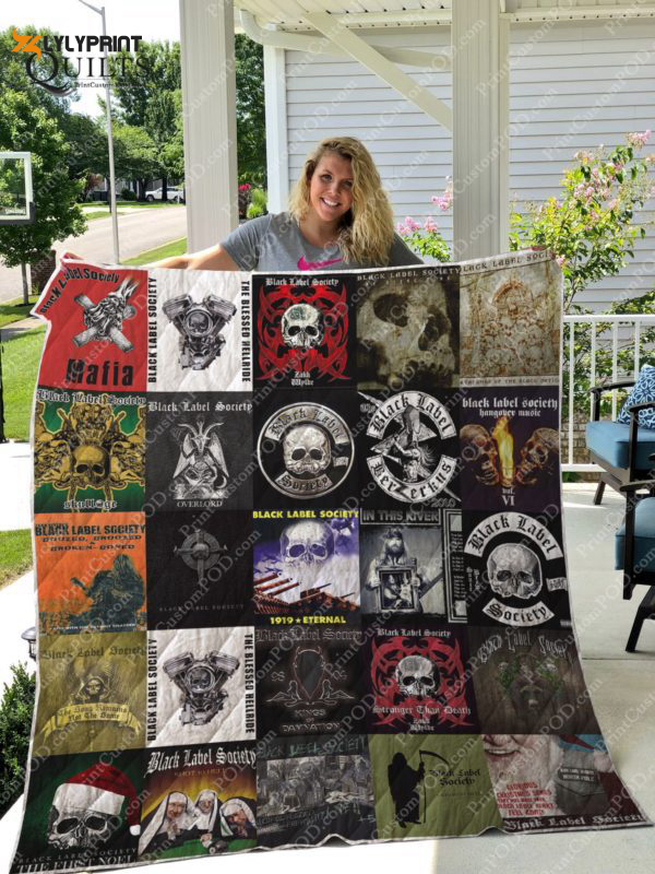 black label society 3 quilt blanket 1