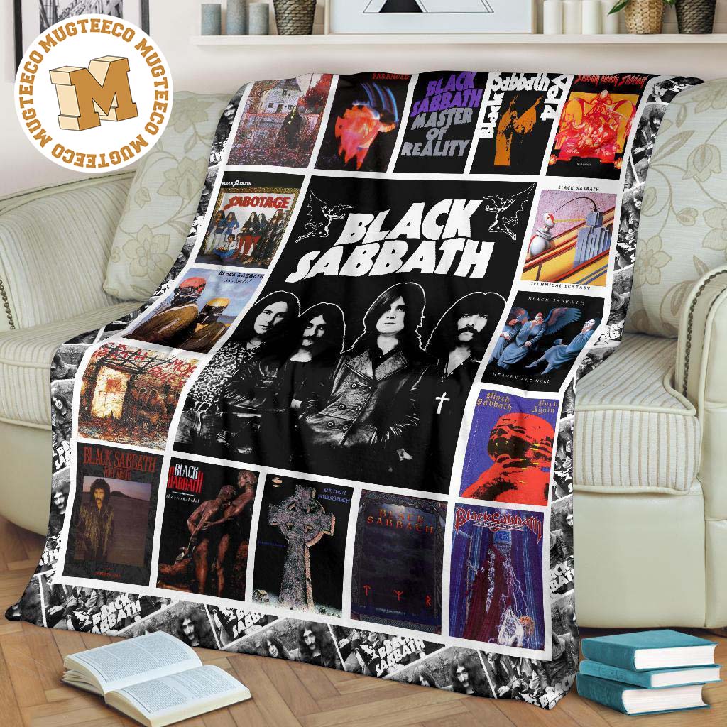 black sabbath fleece blanket for rock n roll fan gift idea anudj