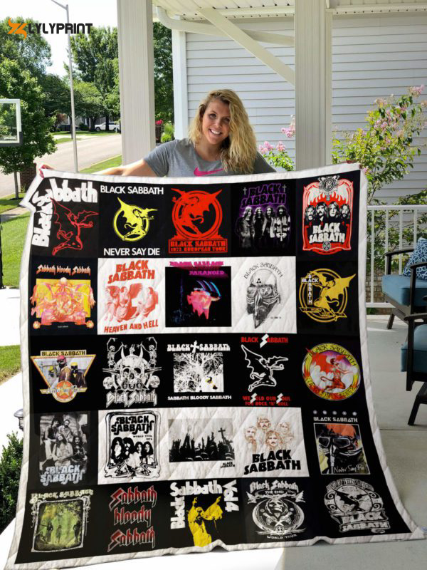 black sabbath quilt blanket for fans home decor gift 3