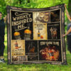 black velvet quilt blanket whiskey inspired me funny gift ixh95