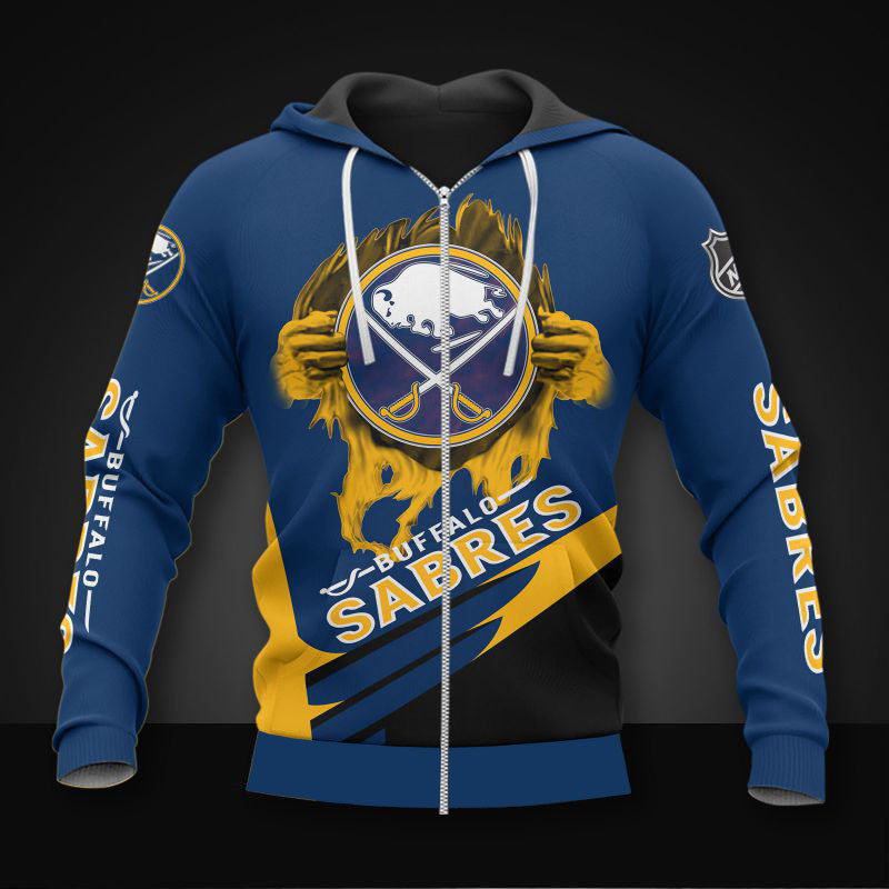 blue buffalo sabres zipper hoodies pullover print 3d nhl 9979 h77y7