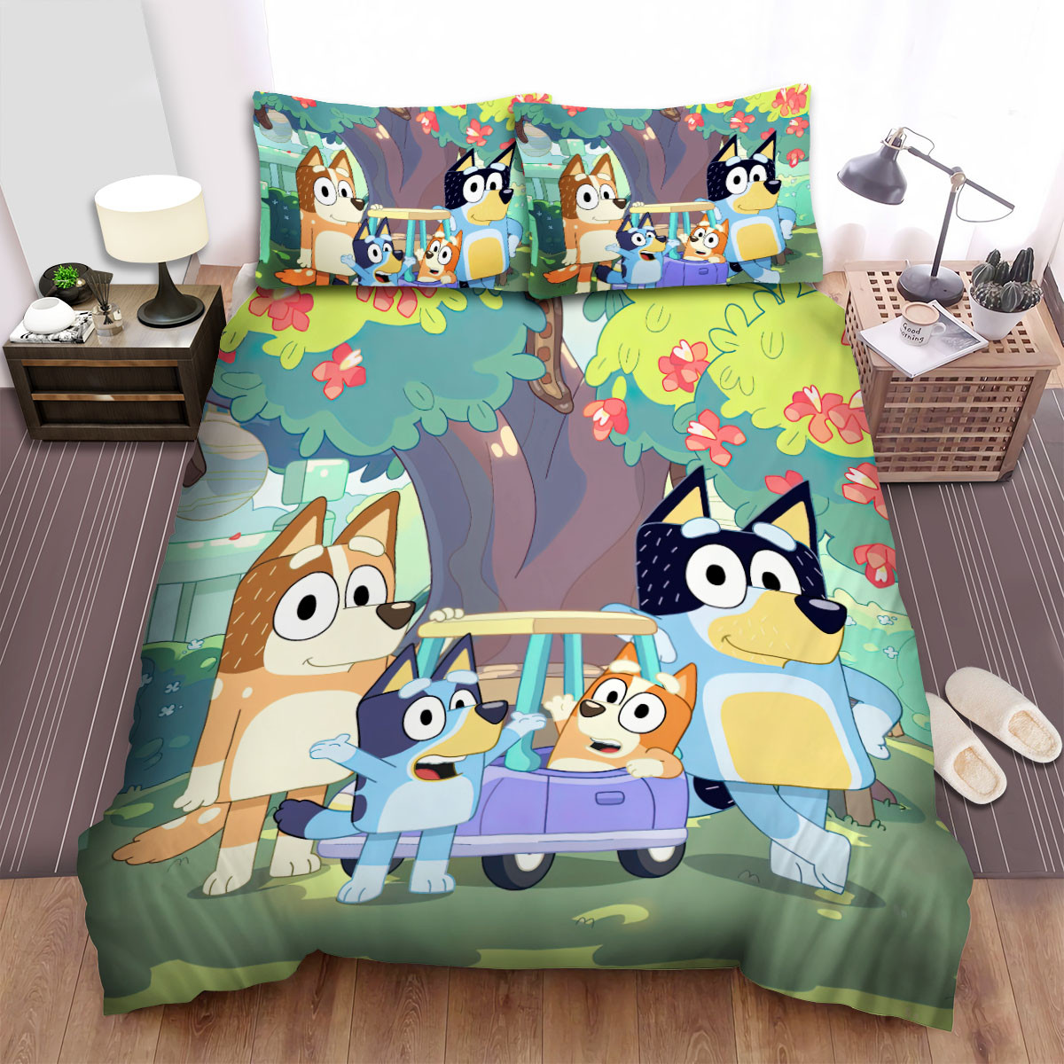 bluey animated series bedding sets duvet cover bed sheets spread ozhld