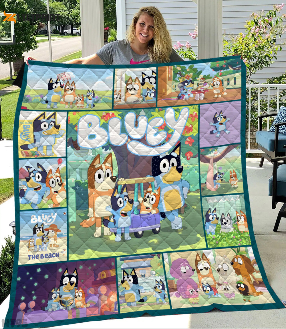 bluey quilt blanket 1