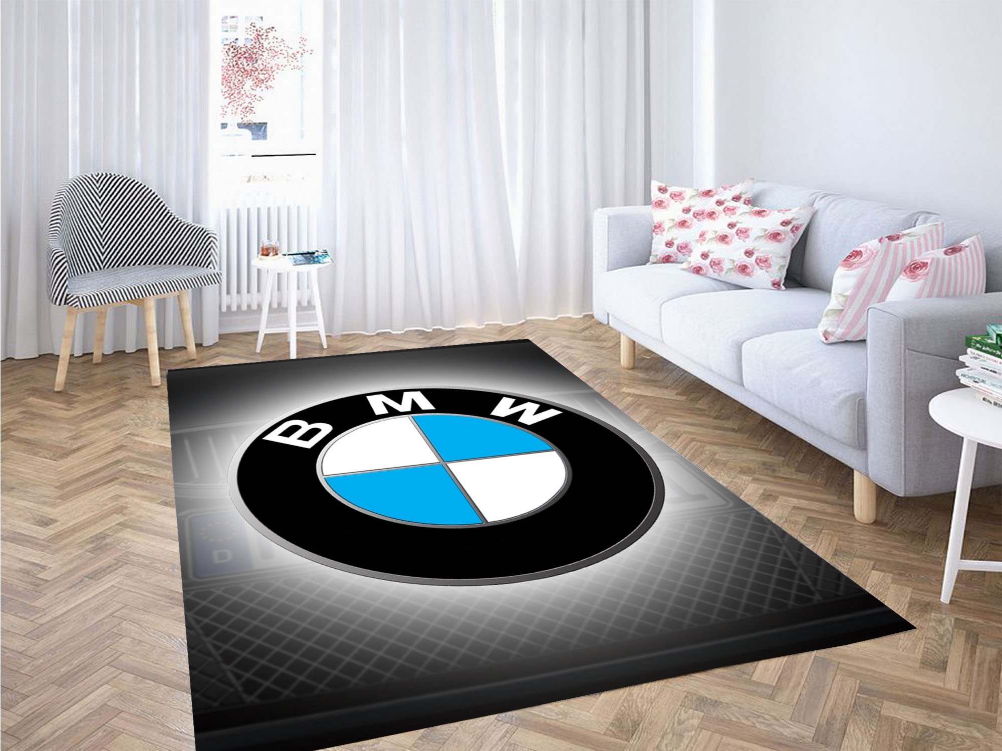 bmw logo car metal carpet rug 1601885482783 1601885482783