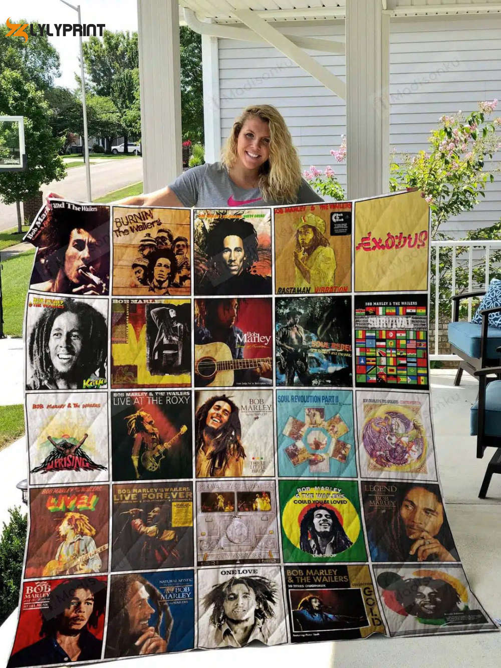 bob marley 2 quilt blanket 1