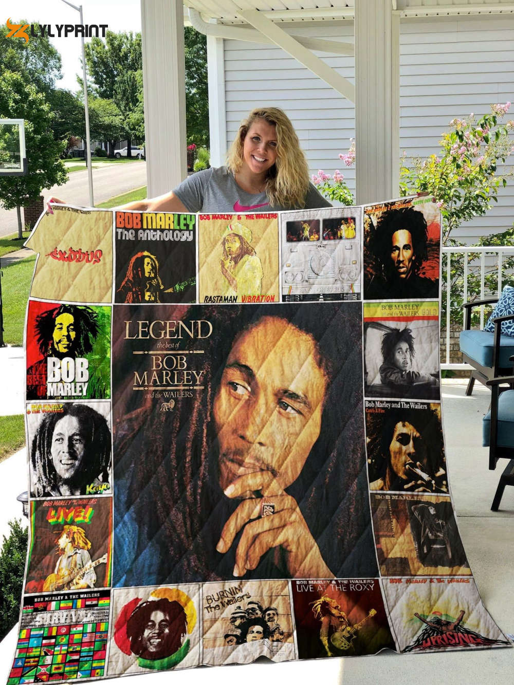 bob marley 6 quilt blanket for fans home decor gift 1