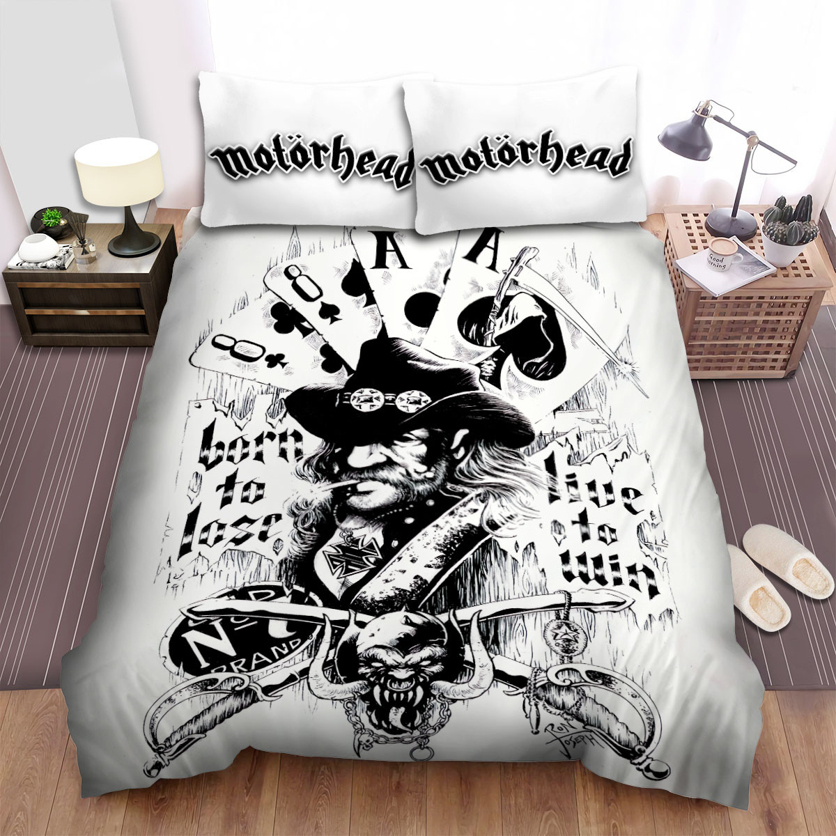 born to lose art motorhead bed sheets spread comforter duvet cover bedding sets gh9n7