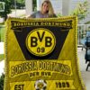 borussia dortmund quilt blanket lc2zly20