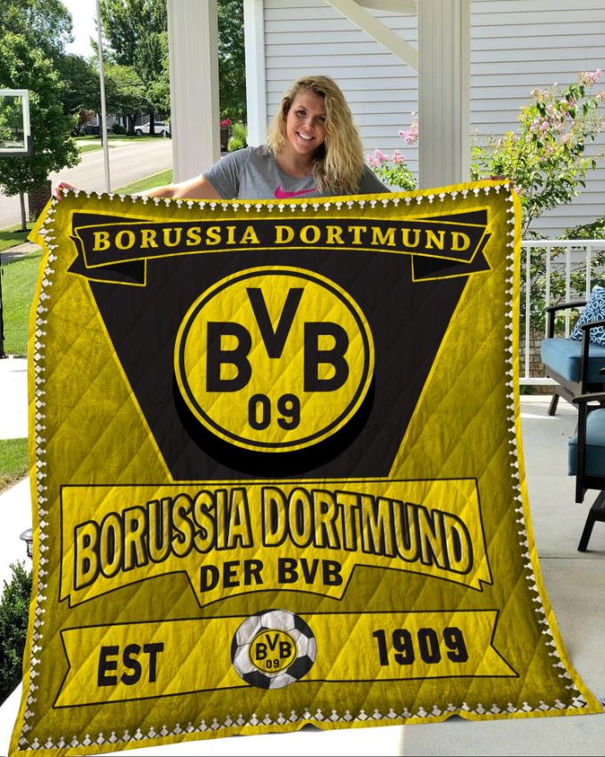 borussia dortmund quilt blanket lc2zly20