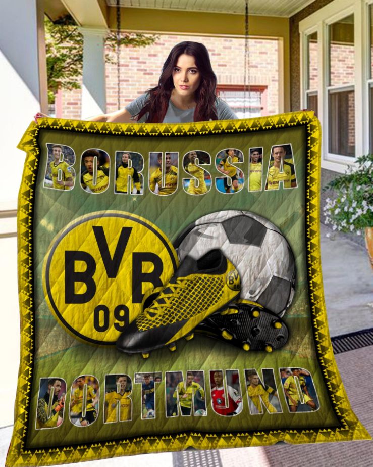 borussia dortmund quilt blanket lc4ereju