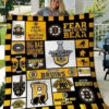 boston bruins quilt blanket for fans home decor gift 2b