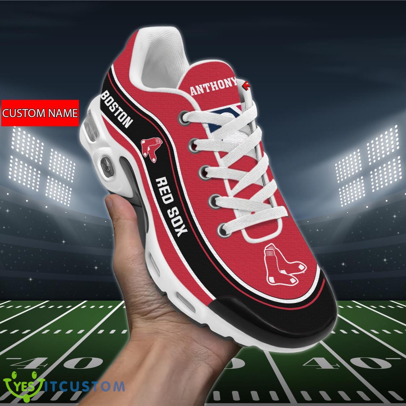 boston red sox mlb air cushion sports shoes custom name for fans