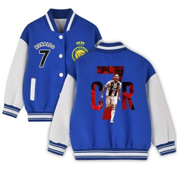 boys girls cristiano ronaldo varsity jacket baseball jacket pop jacket coats 1 1