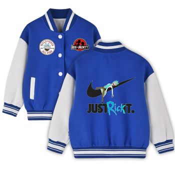 boys girls rick and morty varsity jacket baseball jacket pop jacket coats 4 1