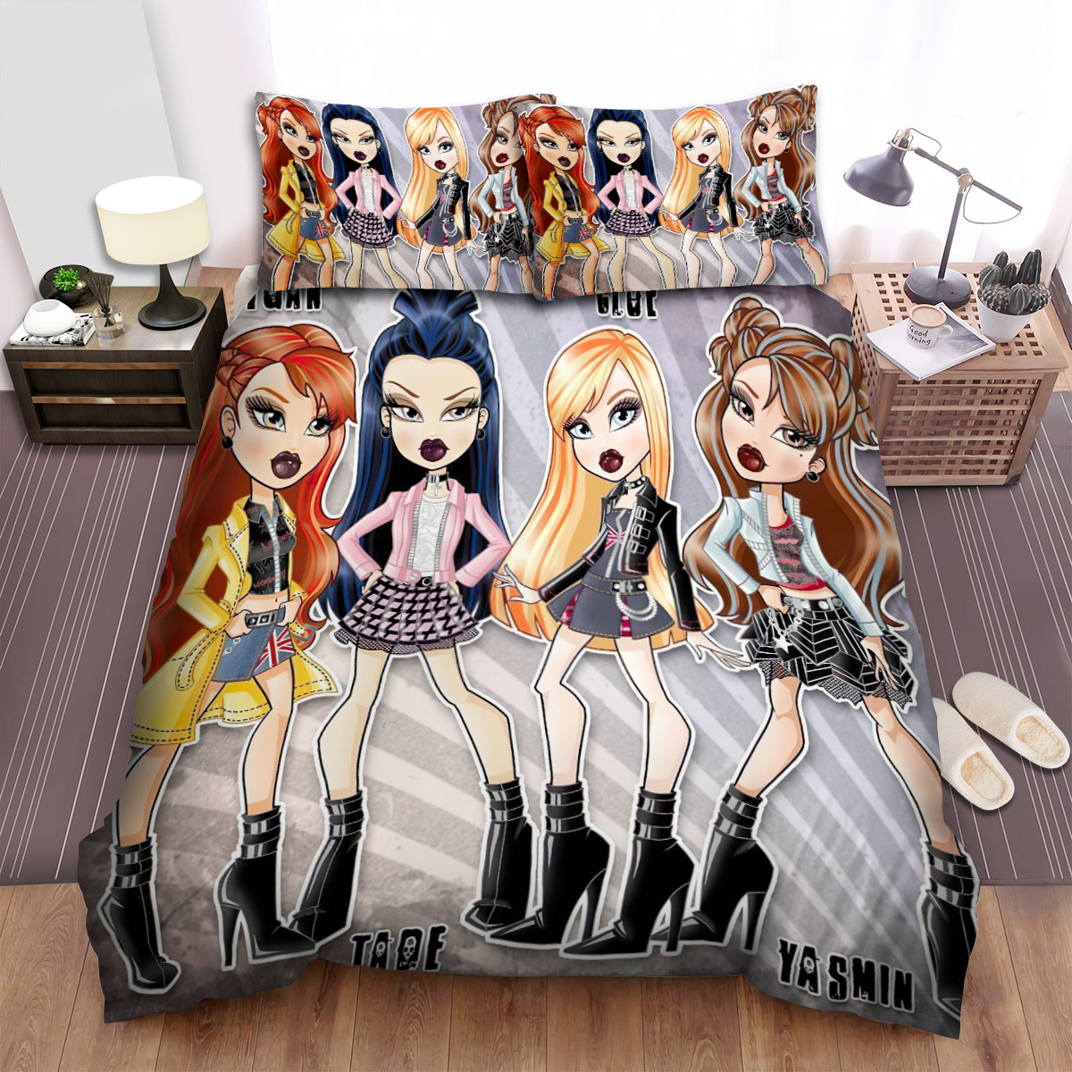 bratz introducing bed sheets spread comforter duvet cover bedding sets telf6