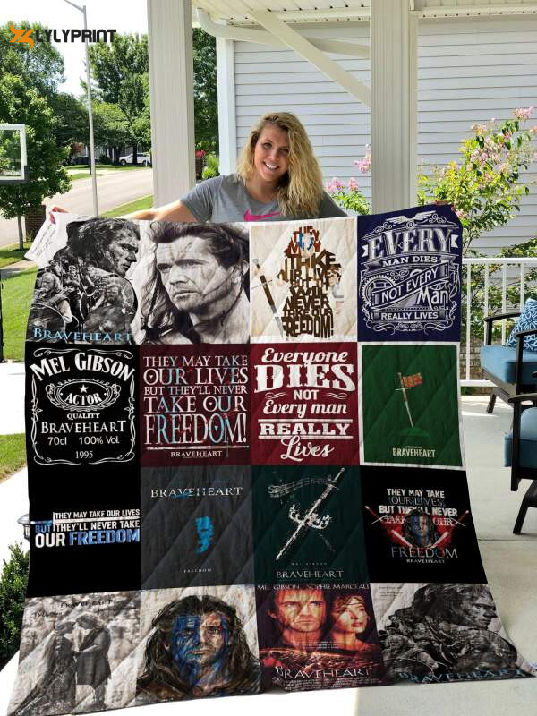 braveheart 3d customized quilt blanket