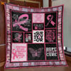 breast cancer 3 quilt blanket for fans home decor gift 1