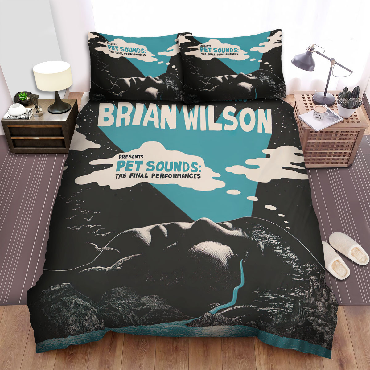 brian wilson vintage poster duvet cover bedroom sets comfortable bedding sets frg0t