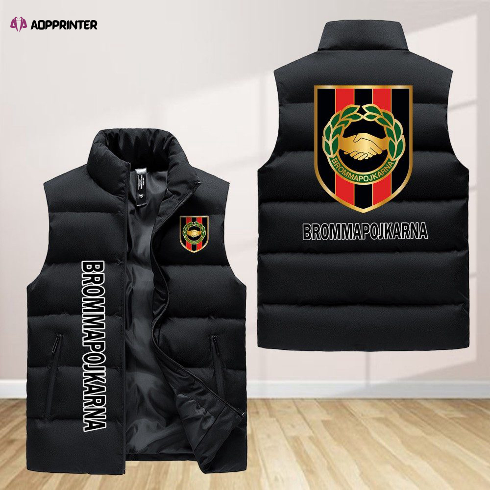 brommapojkarna sleeveless puffer jacket custom for fans spj0028