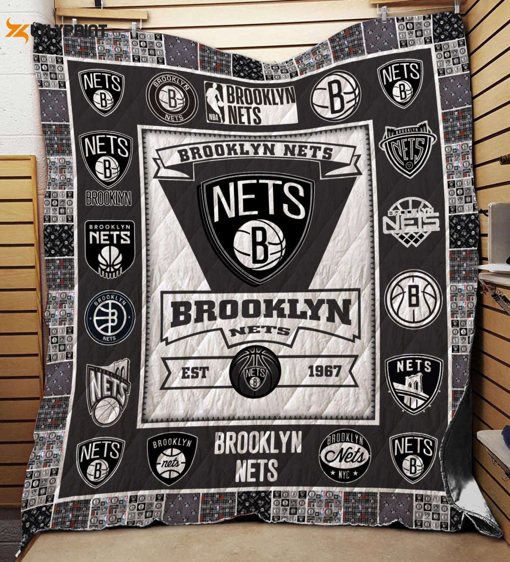 brooklyn nets quilt blanket 1