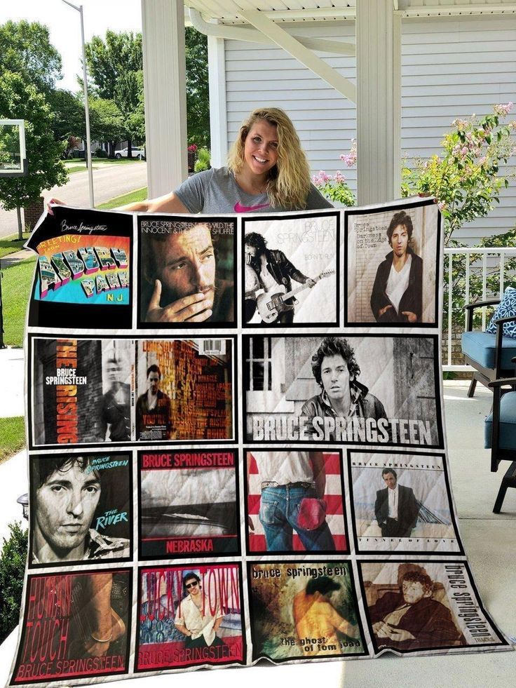 bruce springsteen quilt blanket ver 3 20240307081625496