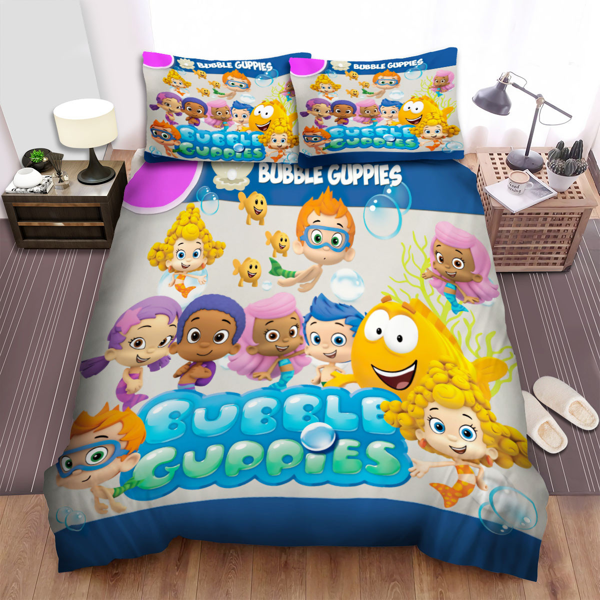 bubble guppies group posing duvet cover bedroom sets comfortable bedding sets ohdvx