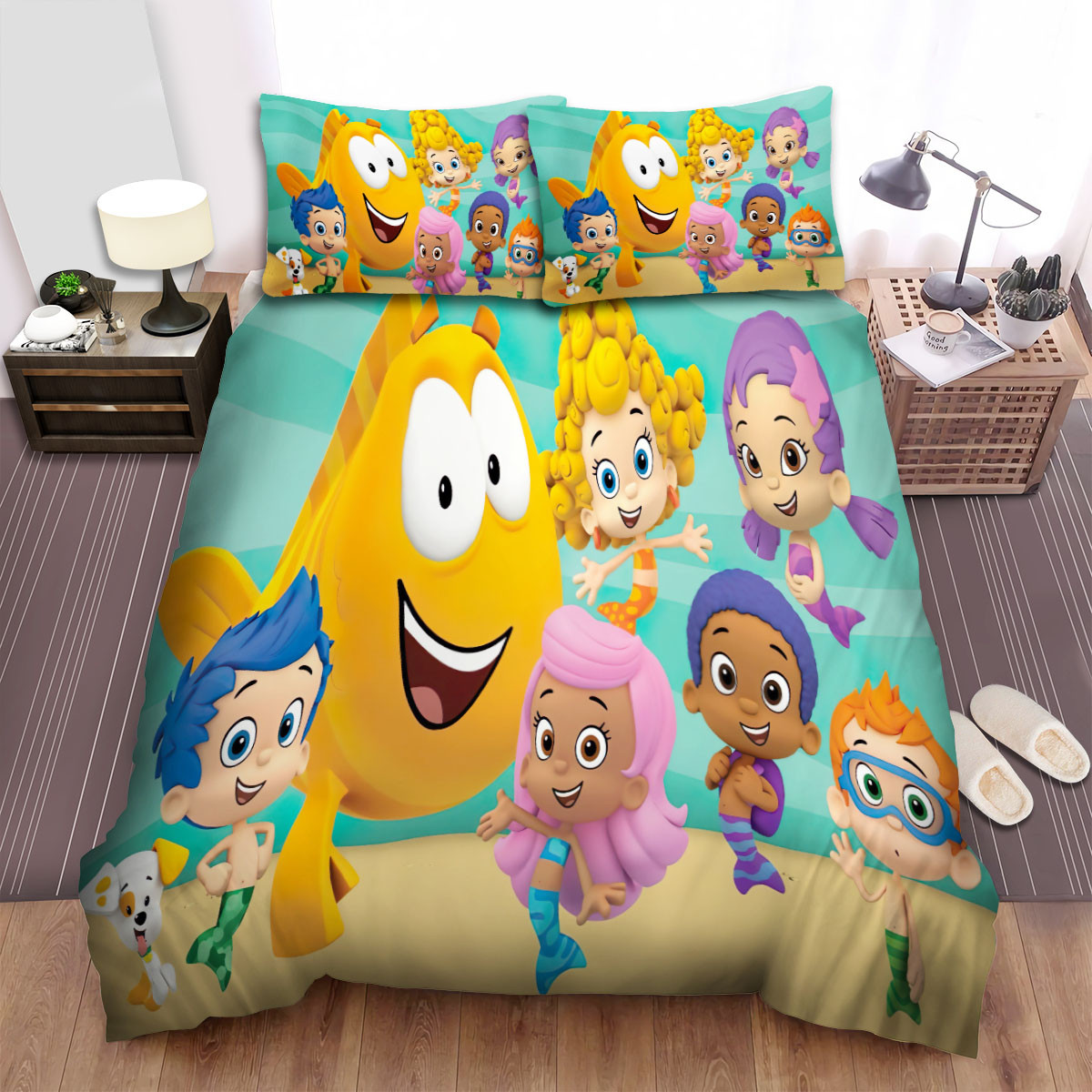 bubble guppies happy moment duvet cover bedroom sets comfortable bedding sets eltff