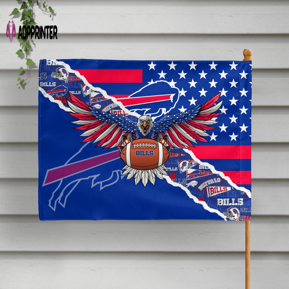 buffalo bills american landscape house flag