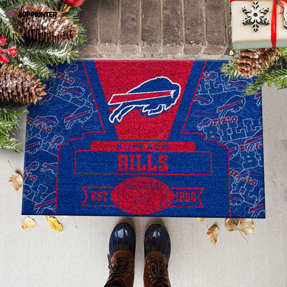 buffalo bills doormat best gift for home decor 1 2