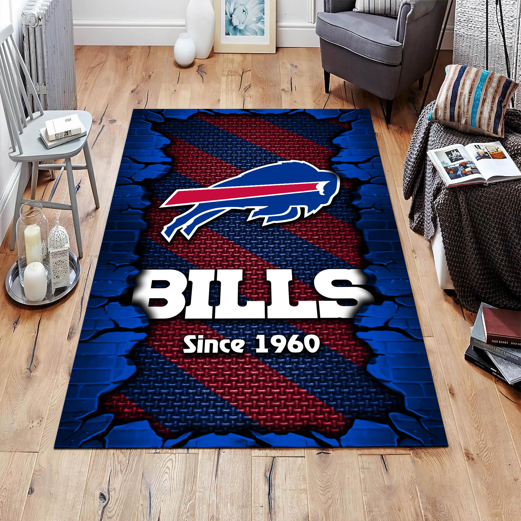 buffalo bills living room rug football team living room rug football fan gifts ehivm 54132 ahizm