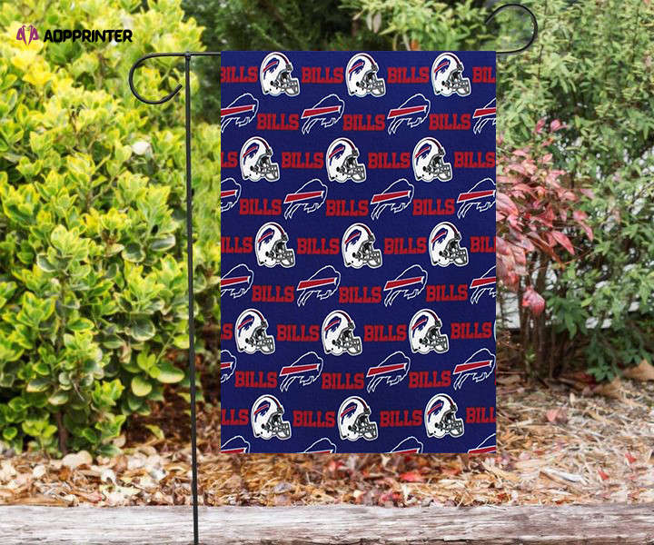 buffalo bills logo v18 double sided printing garden flag home decor gifts