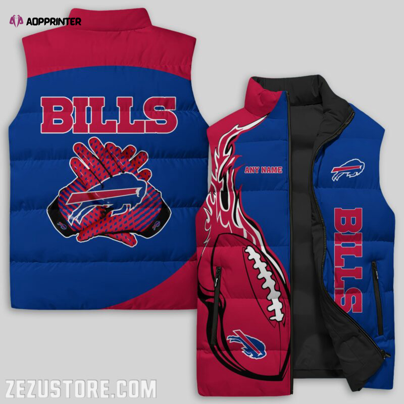 buffalo bills nfl sleeveless puffer jacket custom for fans gifts 12