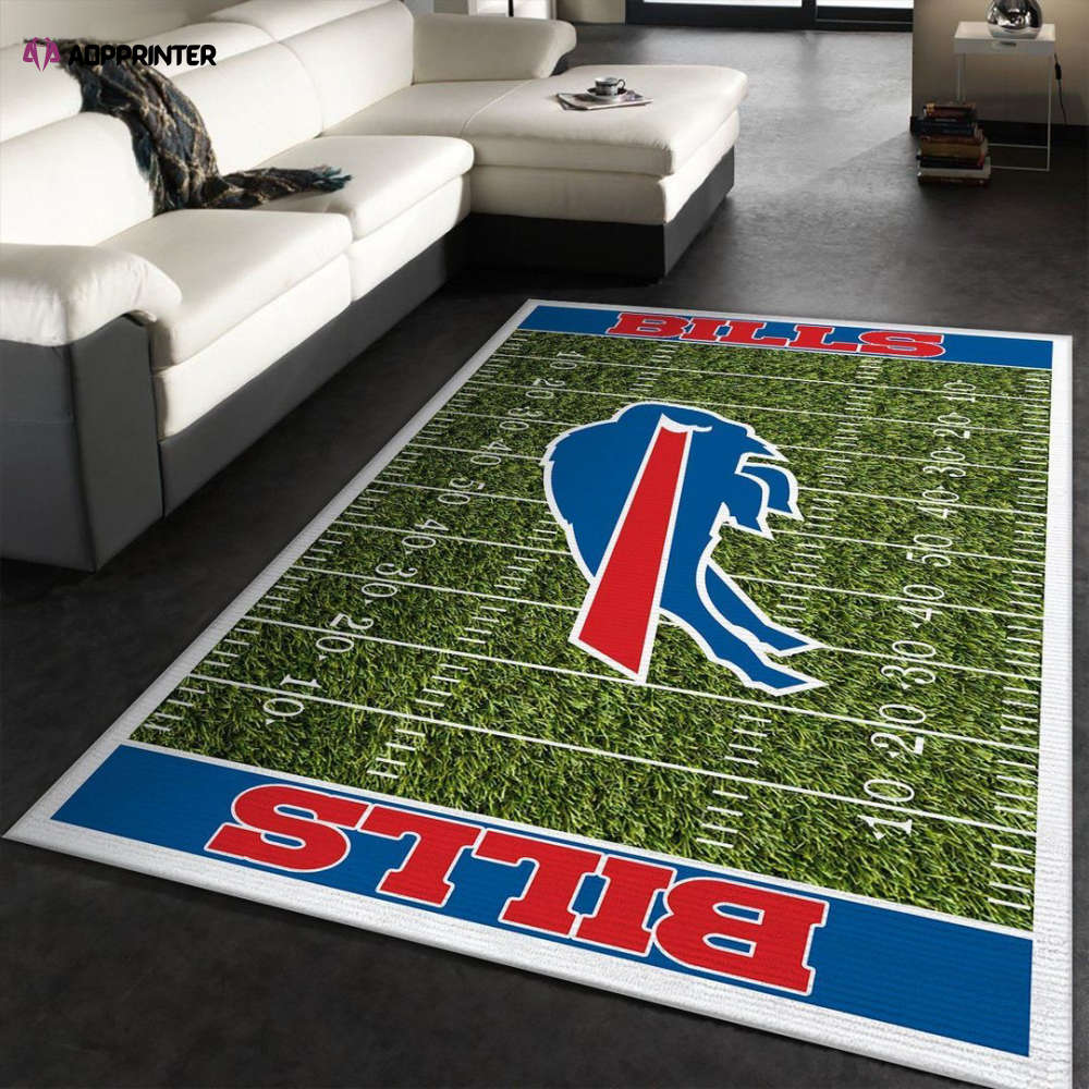 buffalo bills rug living room floor decor fan gifts 138