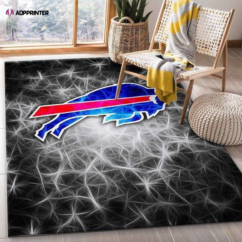 buffalo bills rug living room floor decor fan gifts 172