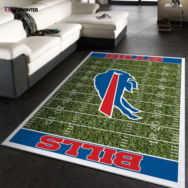 buffalo bills rug living room floor decor fan gifts 58