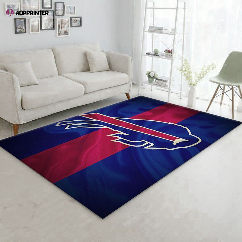 buffalo bills rug living room floor decor fan gifts 62