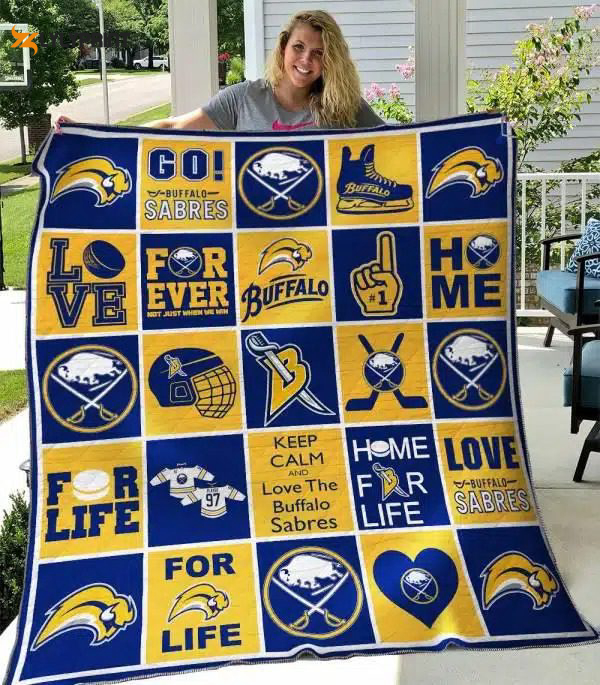 buffalo sabres 2 quilt blanket for fans home decor gift