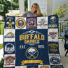 buffalo sabres quilt blanket for fans home decor gift